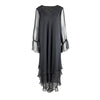 Secondhand Collection Privée Layered Chiffon Dress - '10s