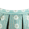 Secondhand Red Valentino Jacquard Pleated Mini A-Line Skirt - '10s