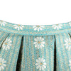 Secondhand Red Valentino Jacquard Pleated Mini A-Line Skirt - '10s