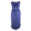 Secondhand Moschino Ruffled Corset Dress - '10s
