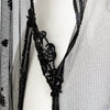 Secondhand Collection Privée Sheer Bead Embellished Long Top - '90s