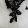 Secondhand Collection Privée Sheer Bead Embellished Long Top - '90s