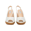 Secondhand Fratelli Rossetti Perforated Leather Heel Sandals - '10s
