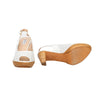 Secondhand Fratelli Rossetti Perforated Leather Heel Sandals - '10s