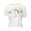 Secondhand Helmut Lang x i-D Printed Crop T-shirt - '90s