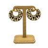 Secondhand Marina B Gold and Black metal Earrings - '80s