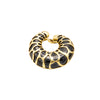 Secondhand Marina B Gold and Black metal Earrings - '80s