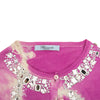 Secondhand Blumarine Crystal Embellished Tie-dye Top - '10s