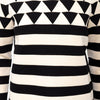 Secondhand Valentino Geometric Pattern Jacquard Sweatshirt - '10s