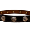 Secondhand Vogt Motorcycle Buckle Coin Belt - '80s