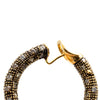 Secondhand Salvati Diamonds and Gold Hoop Earrings - '10s