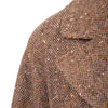 Secondhand Valentino Maroon & Brown Boucle Wool Jacket - '80s