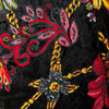 Secondhand Versace Floral Baroque Velvet Trousers - '10s