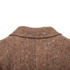 Secondhand Valentino Maroon & Brown Boucle Wool Jacket - '80s