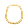 Secondhand Vintage 18K Yellow Gold Woven Collar Necklace - '80s