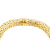 Secondhand Vintage 18K Yellow Gold Woven Collar Necklace - '80s
