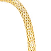 Secondhand Vintage 18K Yellow Gold Woven Collar Necklace - '80s