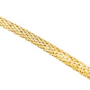 Secondhand Vintage 18K Yellow Gold Woven Collar Necklace - '80s