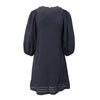 Secondhand Red Valentino Embroidered Crepe Flared Dress - '10s