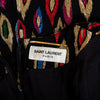 Secondhand Saint Laurent Peacock Jacquard Cocktail Dress - '20s
