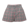 Secondhand Red Valentino Houndstooth Pattern Shorts - '10s