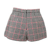 Secondhand Red Valentino Houndstooth Pattern Shorts - '10s