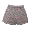 Secondhand Red Valentino Houndstooth Pattern Shorts - '10s