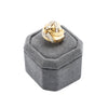 Secondhand Vintage 18K Yellow Gold & Diamond Knot Ring – '40s