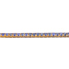 Secondhand Sapphire Line Bracelet in 18K Yellow Gold - '80s