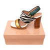 Secondhand Marni Dyed Calfskin Block Heel Sandals - '20s