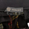 Secondhand Versace Floral Baroque Velvet Trousers - '10s