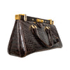Secondhand Vintage Crocodile Leather Handbag - '90s