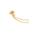 Secondhand Vintage 18K Gold Double Clip Brooch with Diamonds – Retro Bow Sheaf Design - '40s
