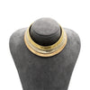 Secondhand Tri-Color 18k Gold Tubogas Necklace - '80s
