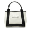 Balenciaga Canvas Navy Cabas Tote S Secondhand