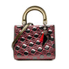 Dior Anselm Reyle Medium Metallic Lambskin Cannage Lady Dior Secondhand