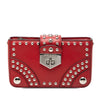 Prada City Calfskin Studded Elektra Turn Lock Clutch Secondhand