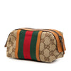 Gucci GG Canvas Web Cosmetic Pouch Secondhand