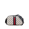 Secondhand Gucci Small GG Supreme Textured Dollar Calfskin Web Ophidia Camera Bag