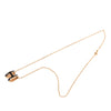 Secondhand Hermès Gold Plated Enamel Pop H Pendant Necklace