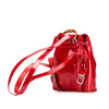 Secondhand Gucci Mini Patent Bamboo Drawstring Backpack