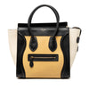 Celine Micro Tricolor Leather Luggage Tote Secondhand