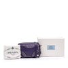 Prada Mini Leather Studded Camera Bag Secondhand