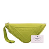 Prada Canvas Canapa Triangle Logo Wristlet Clutch Secondhand