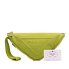 Prada Canvas Canapa Triangle Logo Wristlet Clutch Secondhand