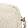 Chanel Small CC Flat Quilted Caviar Camera Bag Secondhand