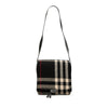 Secondhand Burberry Mega Check Wool Shoulder Bag