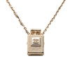 Chanel CC Gold Plated Perfume Bottle Locket Pendant Necklace Secondhand