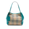 Burberry Small Haymarket Check Canvas and Leather Canterbury Tote Secondhand