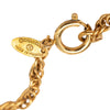 Chanel CC Gold Plated Round Pendant Necklace Secondhand